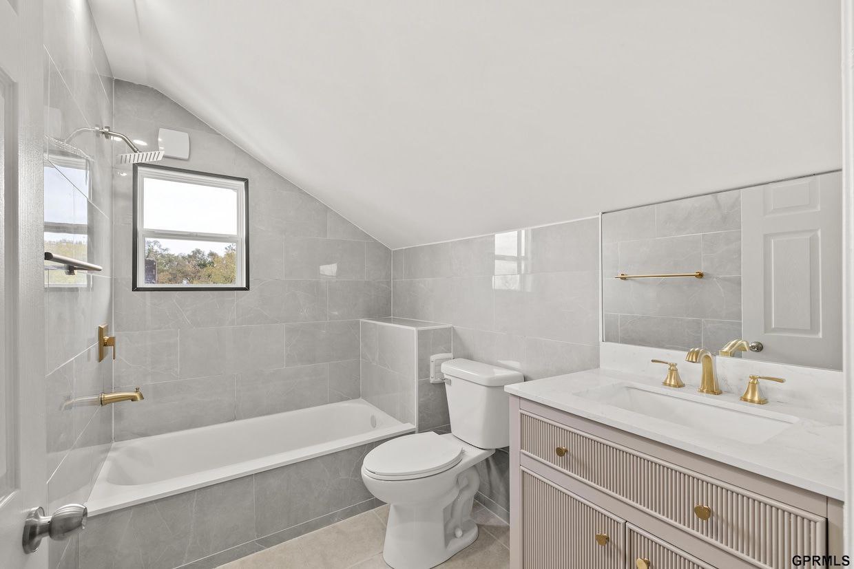 Bathroom remodel with tile work